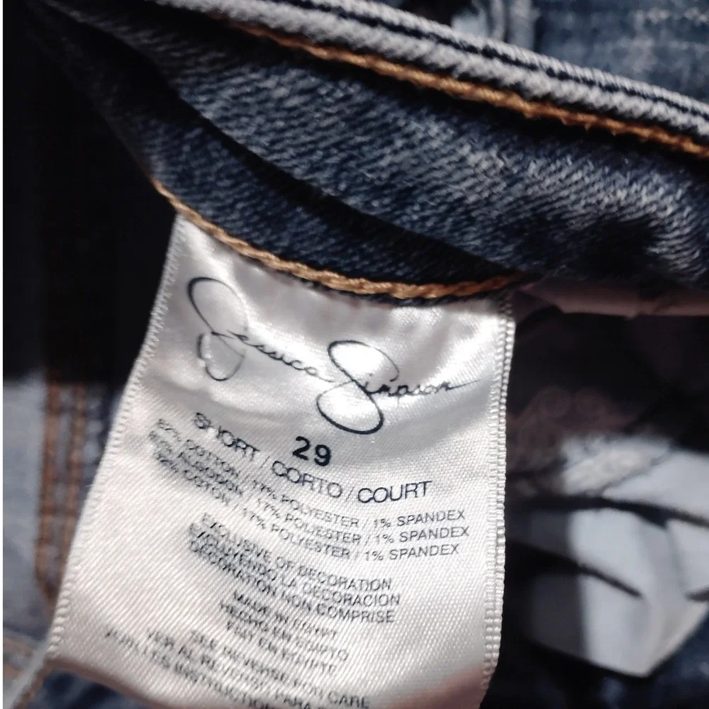 Jessica Simpson Kids Girls Jeans‎ Size 29 Capri Wash Denim Blue
